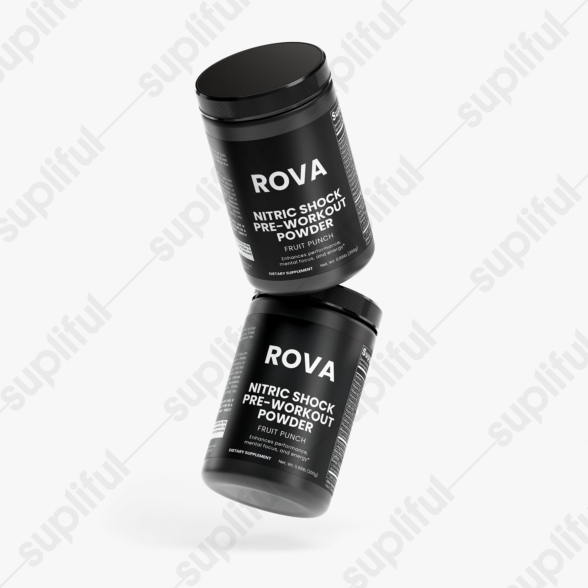 Nitric Shock Pre-Workout Powder (Fruit Punch) — product shown in scoop or dose form, color and texture visible