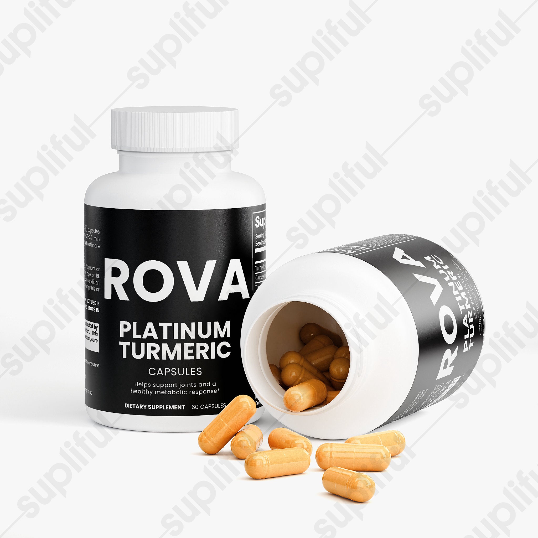 Platinum Turmeric — top-down view of container