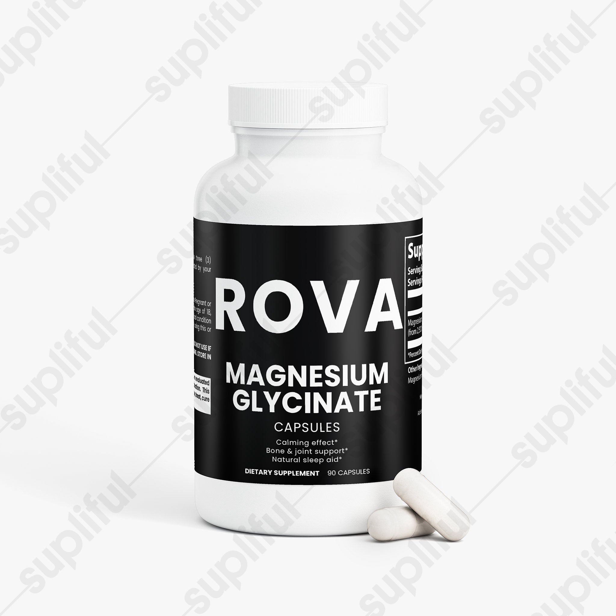 Magnesium Glycinate — angled product shot showing label detail and brand mark