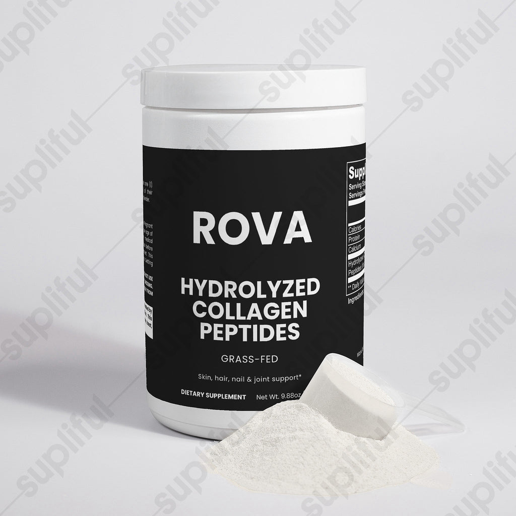 Grass-Fed Hydrolyzed Collagen Peptides — top-down view of container
