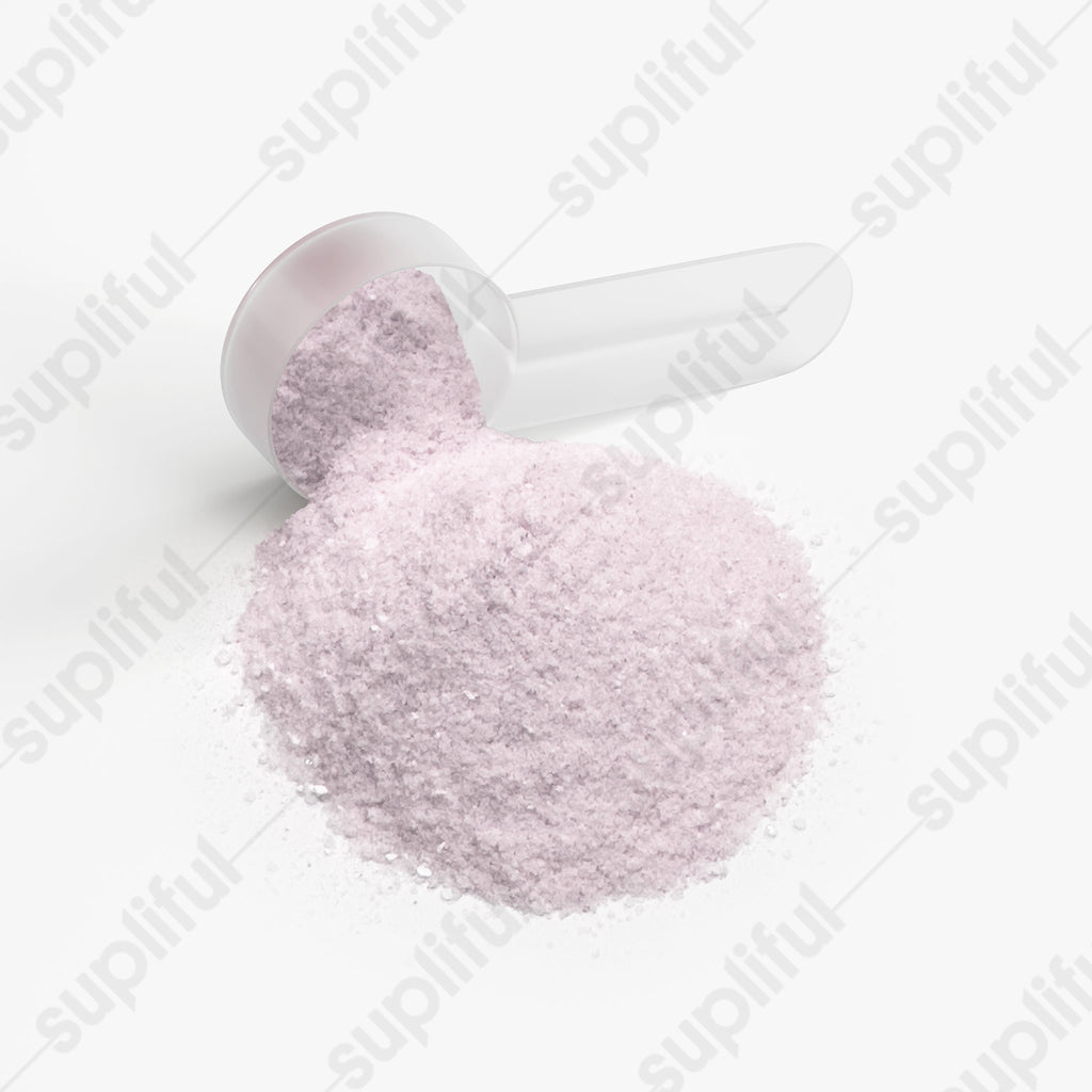 Energy Powder (Guava Berry) — Supplement Facts panel close-up showing ingredients and serving information