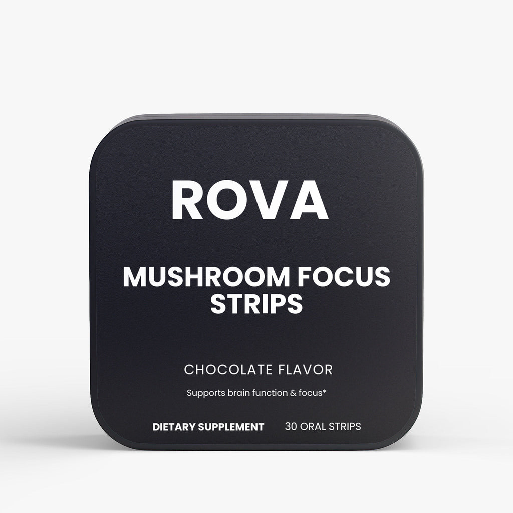 ROVA Mushroom Focus Strips label