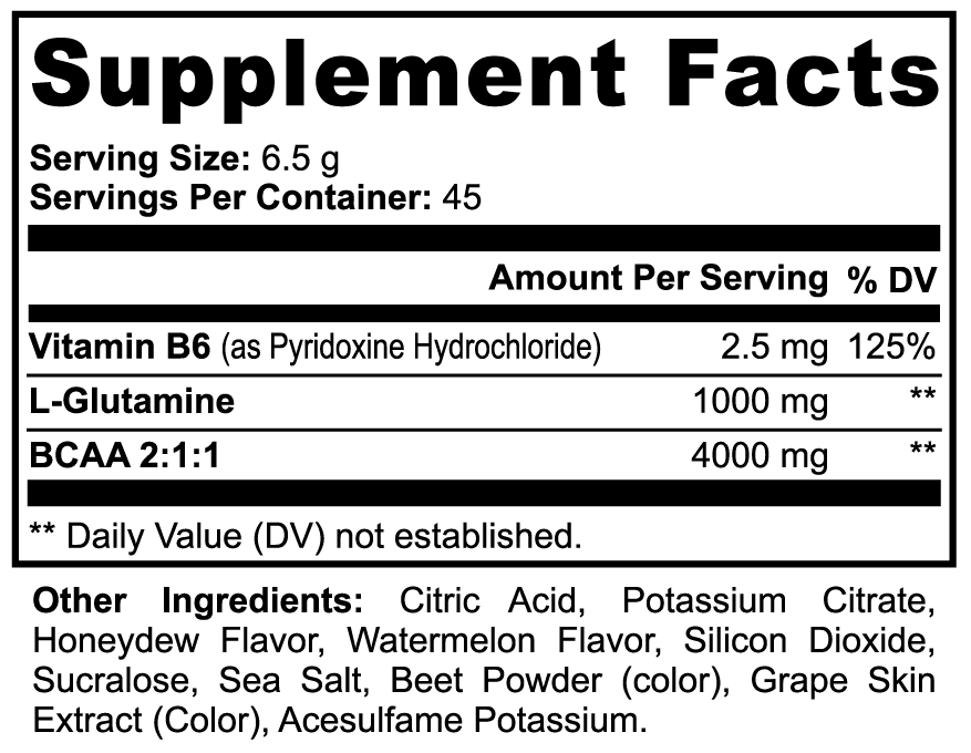 BCAA Post Workout Powder (Honeydew/Watermelon) — additional product photography (6)