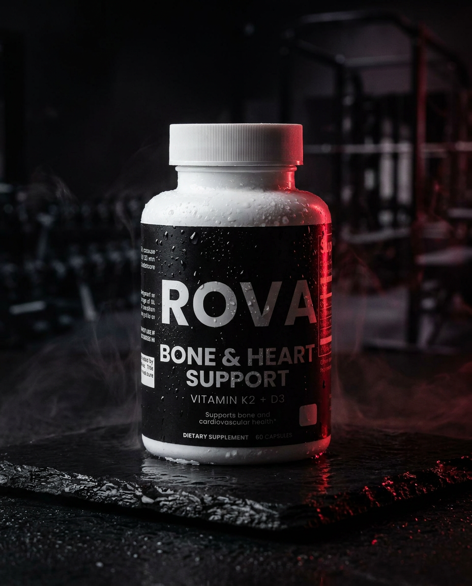 ROVA Bone & Heart Support - dark cinematic hero