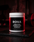 ROVA Creatine Hydration - dark cinematic hero