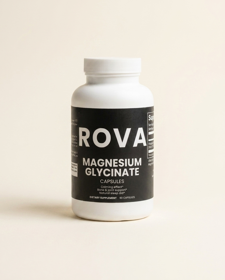 ROVA Magnesium Glycinate clean wellness product photo