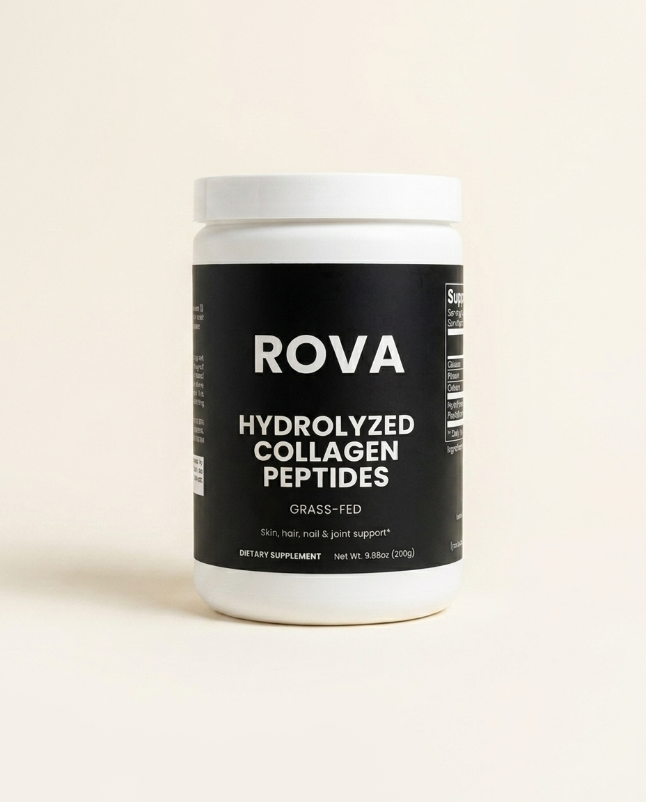 ROVA Collagen Peptides clean wellness product photo