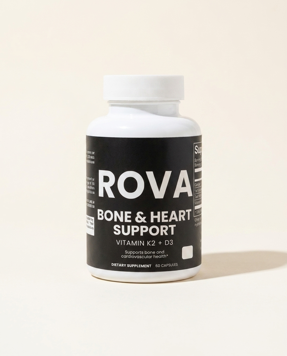 ROVA Bone and Heart Support clean wellness product photo
