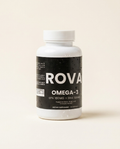 ROVA Omega-3 Fish Oil clean wellness product photo