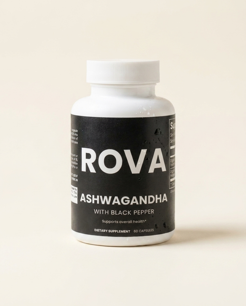 ROVA Ashwagandha Root clean wellness product photo