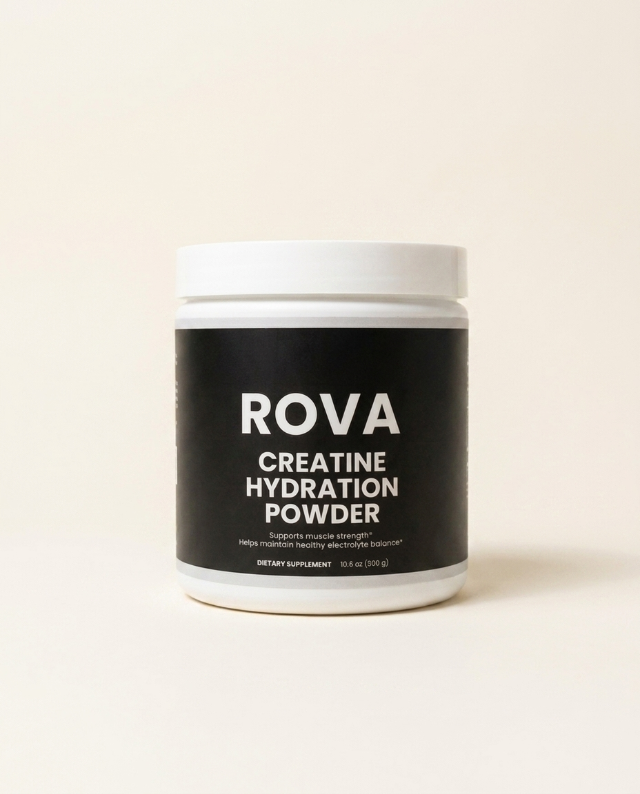 ROVA Creatine Hydration clean wellness product photo